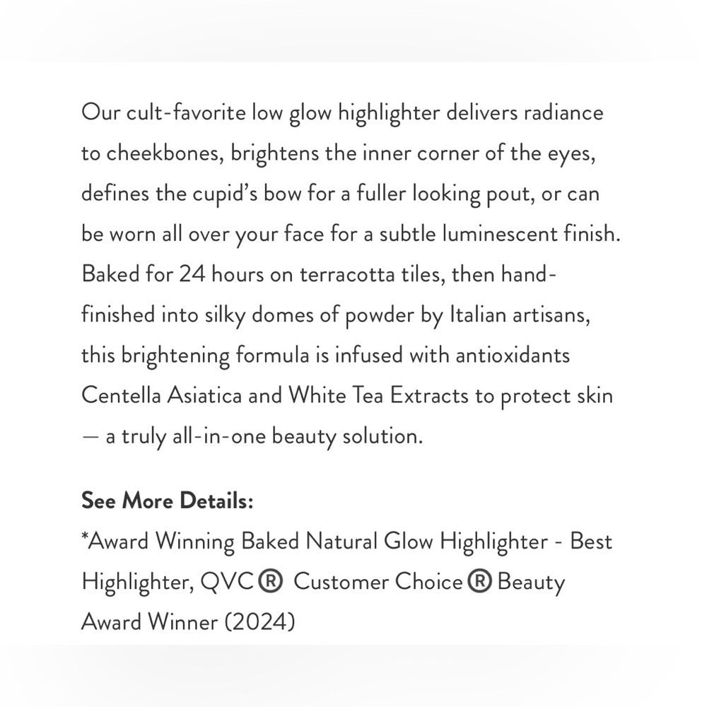 Laura Geller Baked Natural Glow Highlighter in Vanilla - Picture 4 of 7